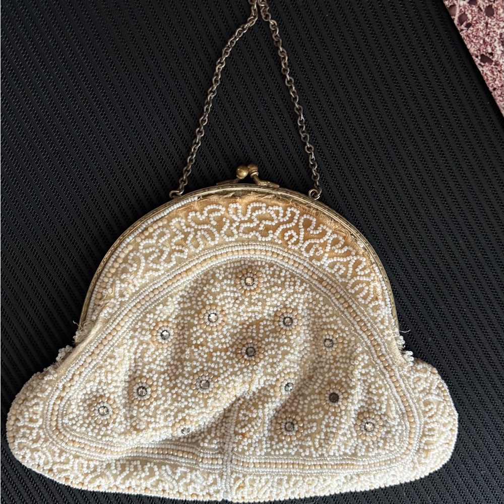 1920 Jeweled Kiss Lock Purse - Picture 1 of 4